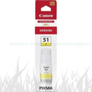 Tusz Canon Nr.GI-51Y do Pixma G1520 G2520 G3520 G2560 G3560 | 70ml (4548C001) Yellow