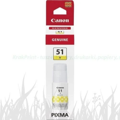 Tusz Canon Nr.GI-51Y do Pixma G1520 G2520 G3520 G2560 G3560 | 70ml (4548C001) Yellow