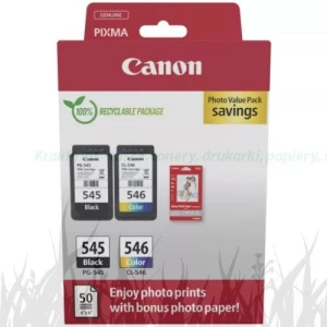 Tusze Canon PG-545/CL-546 + papier fotograficzny (8287B008)