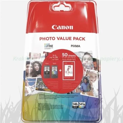 Zestaw dwóch tuszy Canon PG540L/CL541XL czarny + kolor (5224B007)