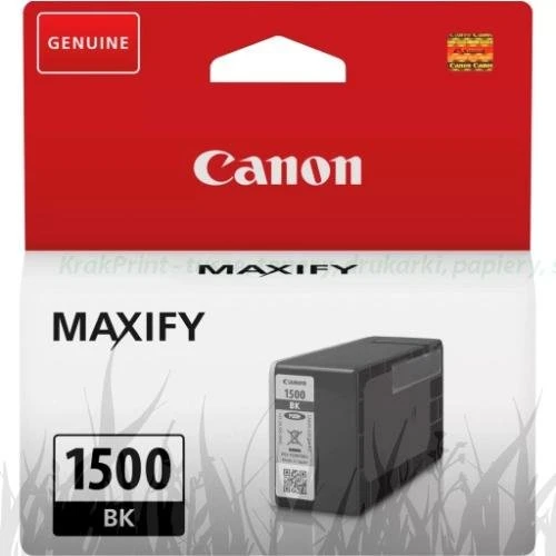 Tusz PGI-1500BK Canon MAXIFY MB2050 MB2150 MB2155 MB2350 MB2750 MB2755 12,4ml (9218B001) Black