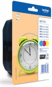 Zestaw Brother LC125XLRBWBP CMY MFC-J4510DW