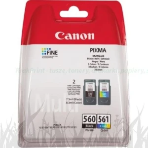 Multipack Canon Pixma TS5350 TS7450 tusze PG-560/ CL-561 czarny + kolor (3713C006)