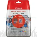 Canon Photo ValuePack tusze CLI-551 BK/CY/MG/YL + papier foto 50 szt. 10x15cm (6508B005)