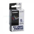 Taśma Casio XR-9WEB1 do drukarek etykiet 9mm x 8m niebieski nadruk/ białe tło (XR-9WEB1)