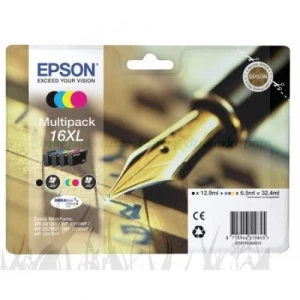 Tusze Epson WF-2010W 2510WF 2520NF 2530WF 2540WF Multipack CMYK 16XL (C13T16364012)