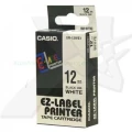 Taśma Casio XR-12BU1 do drukarek etykiet 12mm x 8m czarny nadruk/ białe tło (XR-12WE1)