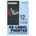 Taśma Casio XR-12X1 do drukarek etykiet 12mm x 8m czarny nadruk/ przezroczyste tło (XR-12X1)