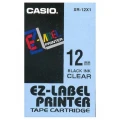 Taśma Casio XR-12X1 do drukarek etykiet 12mm x 8m czarny nadruk/ przezroczyste tło (XR-12X1)