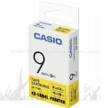 Taśma Casio XR-9YW1 do drukarek etykiet 9mm x 8m czarny nadruk/ żółte tło (XR-9YW1)