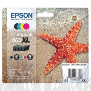 Multipack tuszy 603XL CMYK Epson XP-2100/2105/3105/4105 WF-2810/2830/2850 (C13T03A64010)