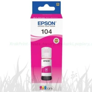 Tusz w butelce Epson Nr.104 | 65ml (C13T00P340) Magenta