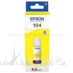 Tusz w butelce Epson  Nr.104 | 65ml (C13T00P440) Yellow