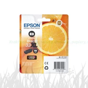 Tusz Epson XP-530 630 635 830 foto 33XL 8,1ml (C13T33614012) Black