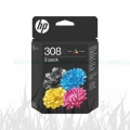 Zestaw tuszy Nr.308 do Envy 6110e, 6120e... | 160+120str. (6L6S6UE) Color(CMYK)