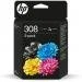 Zestaw tuszy Nr.308 do Envy 6110e, 6120e... | 160+120str. (6L6S6UE) Color(CMYK)