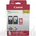 Zestaw tuszy Canon PG-560/CL-561 + papier fotograficzny (3713C008)