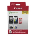 Zestaw tuszy Canon PG-560/CL-561 + papier fotograficzny (3713C008)