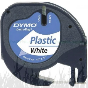 Taśma Dymo Biała/Czarny nadruk 4m/12mm (S0721660)