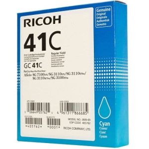Gel Ricoh NRG Oryginał GC-41C (405762) Cyan