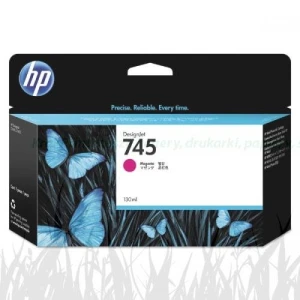 Tusz HP Nr.745 do DesignJet Z2600, Z5600 | 130ml (F9J95A) Magenta