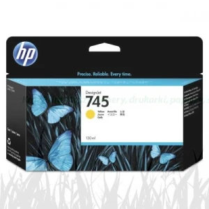 Tusz HP Nr.745 do DesignJet Z2600, Z5600 | 130ml (F9J96A) Yellow