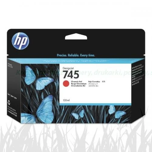Tusz HP Nr.745 do DesignJet Z2600, Z5600 | 130ml (F9K00A) Red