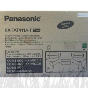 Toner trzypak Panasonic do KX-MB2000/2010/2025/2030/2061 | 3 x 2 000 str. (KX-FAT411T) Black