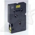 Taśma termotransferowa Brother Oryginał 12 mm x 8m czarny nadruk / żółte tło (TC601)