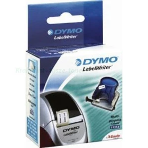 Dymo etykiety uniwersalne 13mm x 25mm, 1000 / rolka 1 / pudełko, papier usuwalny (S0722530)