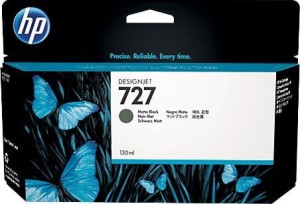 Tusz HP Nr.727 do DesignJet T1530 | 130ml (B3P22A) Matt Black