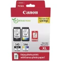Tusz Canon PG-545XL CL-546XL Zestaw + + 50 arkuszy papieru foto (8286B011) Black