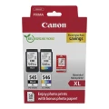Tusz Canon PG-545XL CL-546XL Zestaw + + 50 arkuszy papieru foto (8286B011) Black