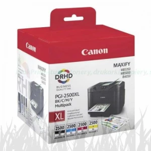 Tusz Canon PGI-2500 CMYK Zestaw + + + 29,1 ml + 3 x 9,6 ml (9290B004) Black