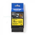 Taśma termotransferowa Brother Oryginał flexi. 18 mm (czarne na żółtym) (TZE-FX641/TZ-FX641)