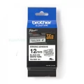 Taśma Oryginał Brother 12mm/8m Biała/Czarny Nadruk Strong (TZe-S231/TZ-S231)