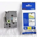 Taśma Oryginał Brother 24mm/8m Biała/Czarny Nadruk Strong (TZe-S251/TZ-S251)