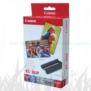 Canon Etykiety, papier, biała, 86x54mm, 36 szt., do drukarek sublimacyjnych, 7739A001AH