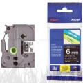 Taśma Oryginał do  Brother 6mm/8m Czarna/Biały Nadruk  (TZe-315/TZ-315)