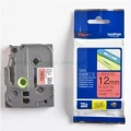 Taśma Brother laminowana 12mm x 8m czarny nadruk / czerwone tło (TZE-431/TZ-431)