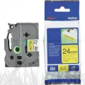 Taśma termotransferowa Brother Żółta/Czarny nadruk | 24mm | 8m (TZe-651/TZ-651)