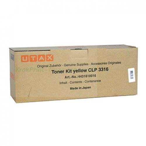 Toner Utax Oryginał 4431610016 Yellow