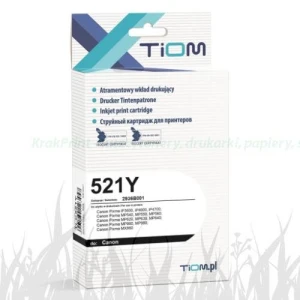 Tusz Tiom do Canon iP3600 MP540/630 MX860 CLI-521Y 9ml (Ti-C521Y) Yellow