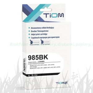 Tusz Tiom zamiennik LC985BK Brother DCP-J125 MFC-J415W (Ti-B985BK) Black