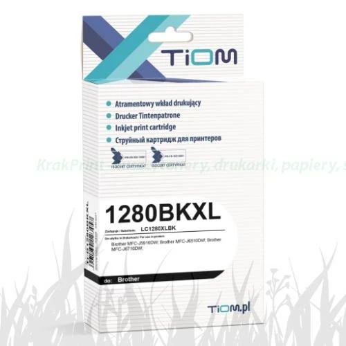 Tusz Tiom zamiennik LC1280XL-BK do Brother MFC-J5910DW/ J6510DW/ J6710DW/ J6910DW 2,4k (Ti-B1280BKXL) Black