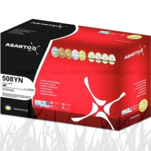 Toner Asarto zamiennik 508A do HP LaserJet M552 M553 M577 żółty 5k (AS-LH508YN) Color