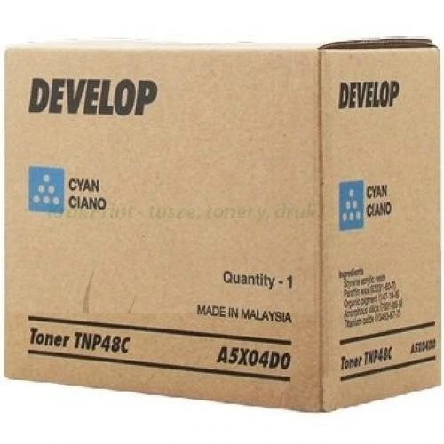 Toner Develop Ineo +3350 +3850 TNP-48C cyan 10k/ Uwaga! Patrz opis! (A5X04D0)