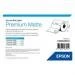 Premium Matte Label - Die-cut Roll: 76mm x 51mm, 650 labels (C33S045534)