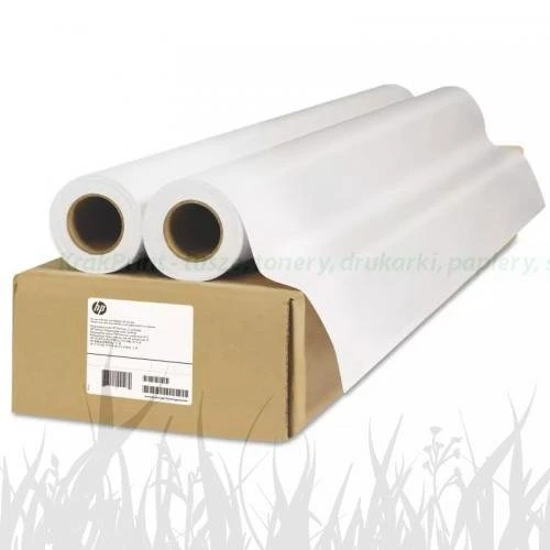 Papier w roli HP Bright White Inkjet 90g - 914mm x 91,4m (2-pak) (A6DE7A)