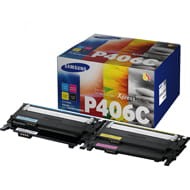Zestaw tonerów Samsung/HP do CLP-360/365, CLX-3300/3305 | 1500(BK), 3x1000(COL) (CLT-P406C / SU375A) Color(CMYBk)